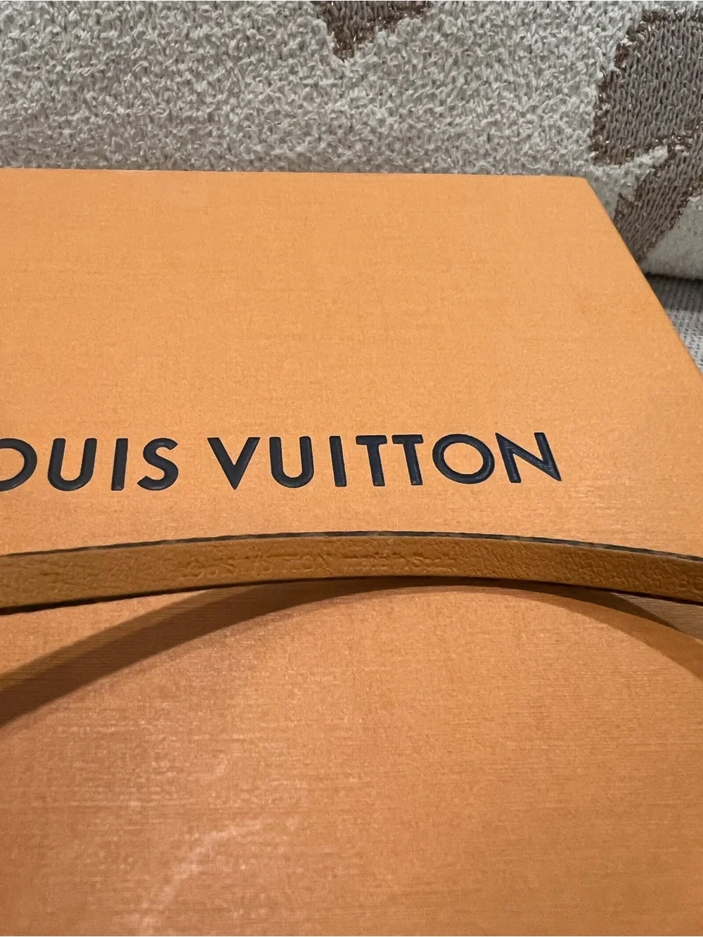 Louis Vuitton Brown Monogram Leather Speedy Charm Bracelet
